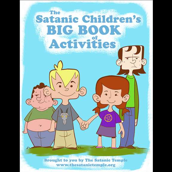 The Satanic Temple asked Orange County Public Schools if it could hand out activity books on campus. Image credit: thesatanictemple.com