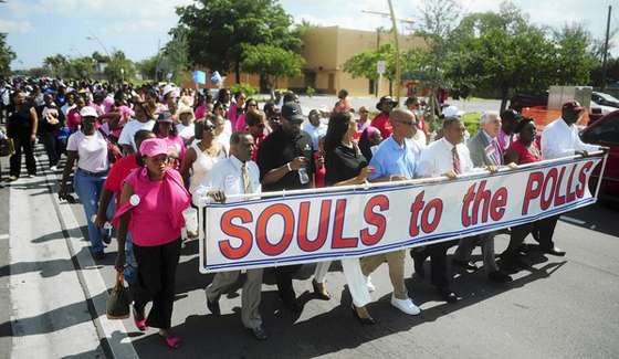 With early voting now in full swing, whole church congregations across Florida are planning to cast their ballots together. Photo: Urban Faith.