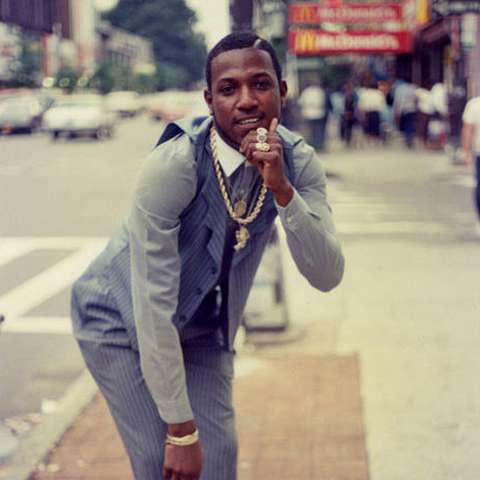 Image by Jamel Shabazz, "Rude Boy from Back in the Days," 1980.