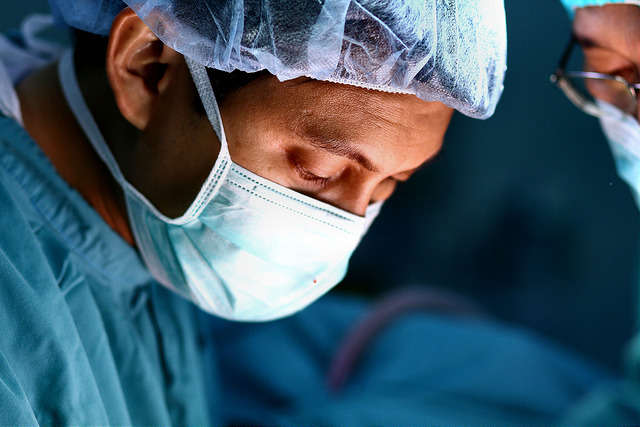 Doctors perform surgery in the uterus to correct for spina bifida. Photo: Flickr Creative Commons
