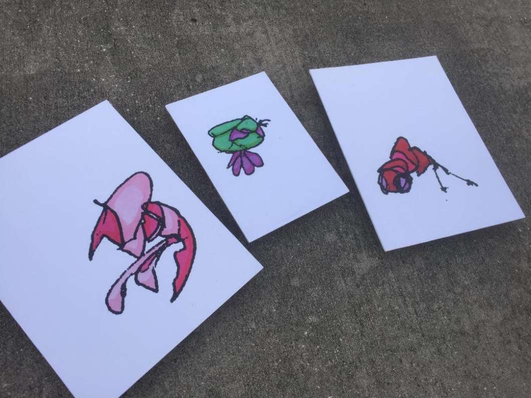 A sample of Doug Rhodehamel's playful "Plankton" (Photo courtesy of Doug Rhodehamel)