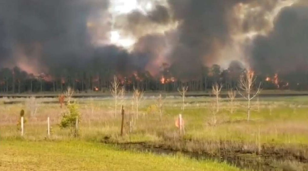 Marion County Wildfire Causes Evacuations - Central Florida News - 90.7 