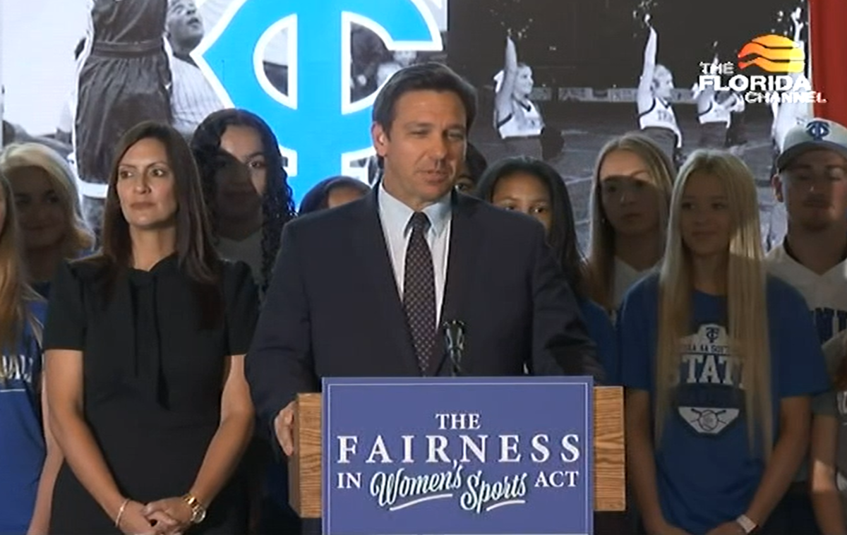 Gov. DeSantis Signs Fairness In Women’s Sports Act Into Law Banning ...