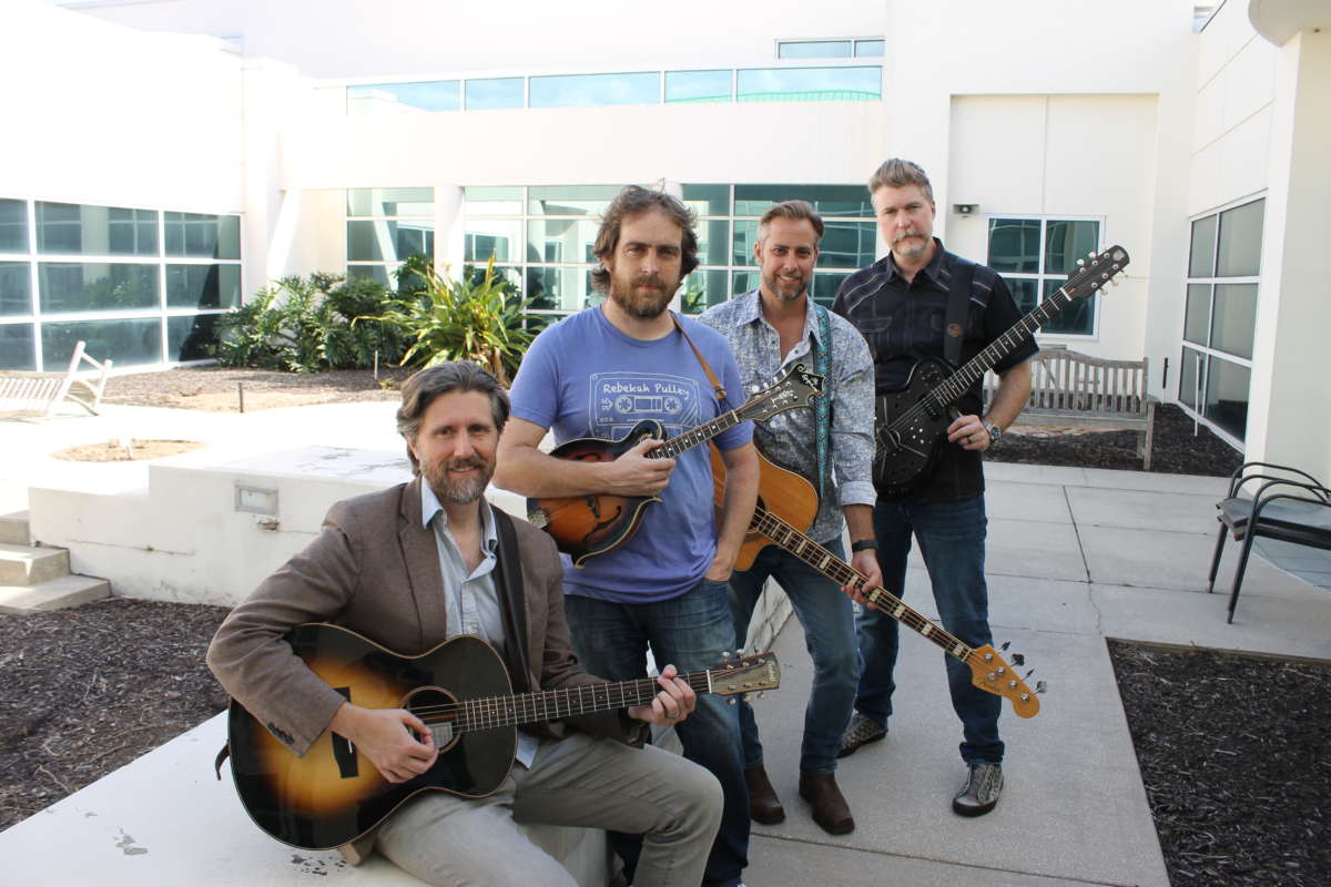 Dan Harshbarger, Matt Juliano, Tony Mickle and Sean Patrick Quinn. Photo: Matthew Peddie, WMFE